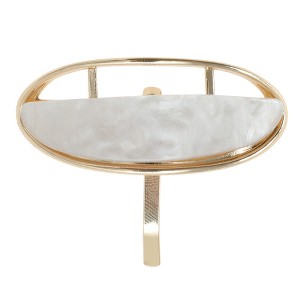 Unique Bargains Women's Semi-hollow Ponytail Buckle Hair Clip 1 Pc - 1 of 4