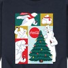 Men's - Coca-Cola - Christmas Polar Bears with Tree Graphic Fleece Sweatshirt - 2 of 4
