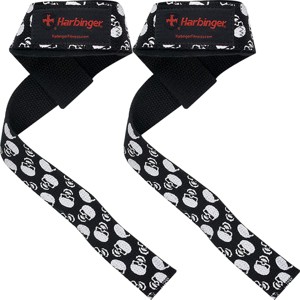 Harbinger 21.5" Padded Cotton Weight Lifting Straps - 1 of 2