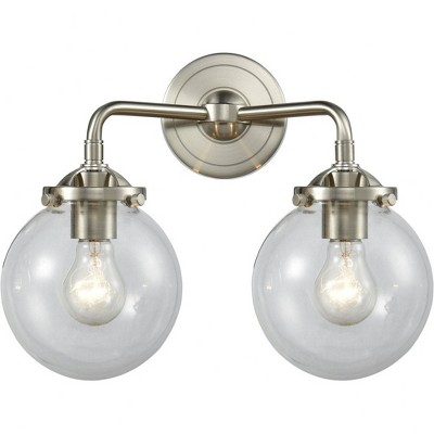 Innovations Lighting 2 - Light Vanity in  Brushed Satin Nickel