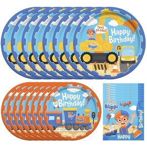 Treasures Gifted Blippi Vehicle Party Tableware Starter Set for 24 Guests - 1 of 1