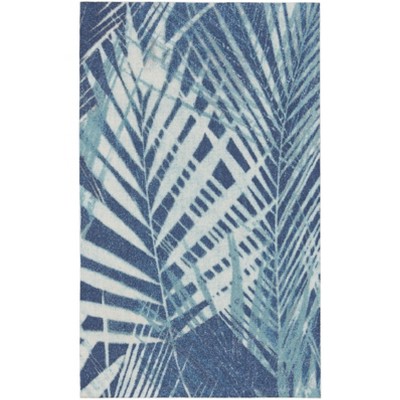 Waverly Sun N' Shade 2'3" x 3'9" Navy Indoor Outdoor Indoor Outdoor Rug