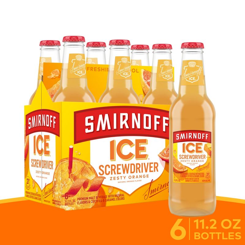Smirnoff Ice Screwdriver - 6pk/11.2 fl oz Bottles, 1 of 10