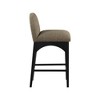 Meridian Furniture,Waldorf Olive Boucle Fabric Stool - 4 of 4