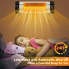 Costway 1500W Infrared Patio Heater Wall-Mounted Electric Heater with Remote Control - 4 of 4