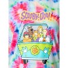 Scooby-Doo Womens' Mystery Machine Tie Dye Sleep Pajama Set Short Multicolored - 3 of 4