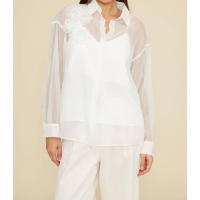 Women's Quincy Button Down Top - LUCY PARIS
