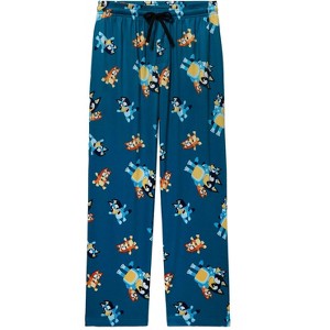 Seven Times Six Bluey Pajamas Men's Bandit Bingo and Bluey Design Lounge Sleep Pants - 1 of 4