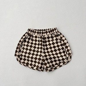 MyKids-USA Baby Checkerboard Pattern Casual Summer Shorts - 1 of 4