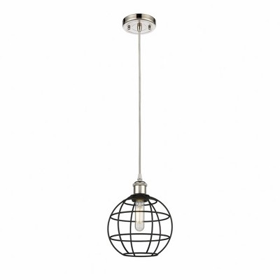 Lake Placid - 1 Light Cord Hung Pendant In Industrial Style-10.25 Inches Tall and 8 Inches Wide