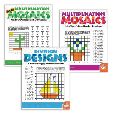 MindWare Math Adventures Multiplication And Division: Set Of 3 - Brainteasers