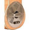 Gold Tone Left-Handed Tenor-Scale Curly Maple Resonator Ukulele with Gig Bag Natural - 4 of 4