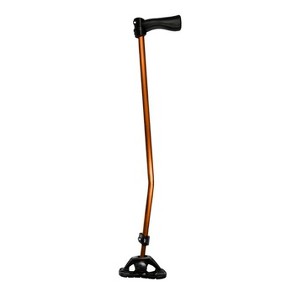 Luupatchy Cane - Ultimate Grip for Hiking/Travel, Ergonomic Comfort, Lightweight, Stylish Anodized Finish,Orange - 1 of 4