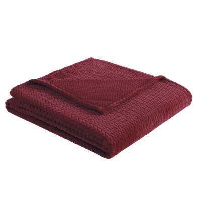 50"x60" Victoria Herringbone Plush Throw Blanket - VCNY Home