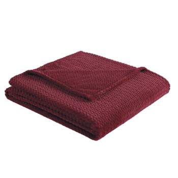 50"x60" Victoria Herringbone Plush Throw Blanket - VCNY Home