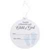 Dicksons Baby's 1st Christmas, Blue Small MDF Decorative Hanging Ornament - 2 of 2