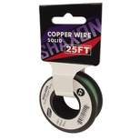 Shaxon 25' Solid Copper 22 AWG Wire On Spool Green SO22-25GN