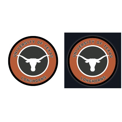 Evergreen Ultra-Thin Edgelight LED Wall Decor, Round, University of Texas- 23 x 23 Inches Made In USA