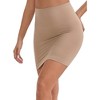 INSPIRE CHIC Women's Leggings Butt-Lifting Tummy Control High-Waisted Above Knee Tight Half Slip - 4 of 4