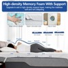 Vipbear Firm to Extra Firm Memory Foam Mattress Topper for Pressure Relief,High Density Bed Topper with Removable & Washable Cover,No Smell OEKO-TEX - 4 of 4