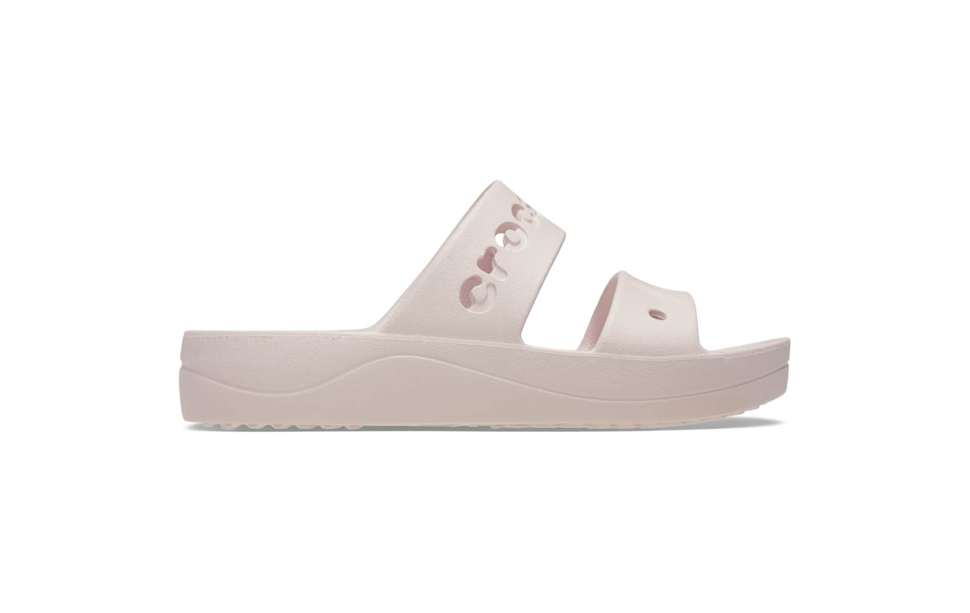 Crocs Women's Baya Platform Sandals, Barely Pink, W9