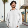 Dalix Astronaut Embroidery Relaxed Hoodie Soft Fleece Sweatshirt Drawcord Fit Lounge Mens - 4 of 4