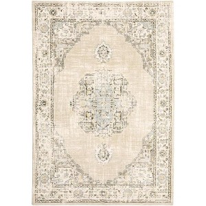 Oriental Weavers Andorra 303D0 Beige/ Ivory Indoor Area Rug - 2'3" x 8' - 1 of 4