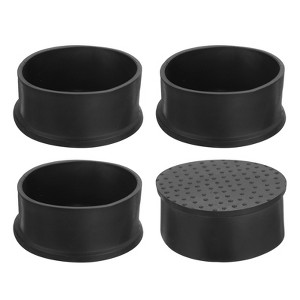 Unique Bargains PVC Non-Slip Noise Reduction Non-Marking Furniture Chair Leg Caps - 1 of 4