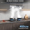 30 in. Stainless Steel Under Cabinet Range Hood with 400 CFM, 3 Speed Settings, Touch Screen Controls, Dishwasher-Safe Baffle Filters, LED Lighting - 4 of 4