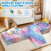 Hooseng Kids Couch, 5-in 1 Modular Sectional Toddler Playing Sofa, Multi-Combination Glow-in-The-Dark Climbing Blocks Toys - 3 of 4
