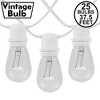 Novelty Lights 37.5 Feet Heavy Duty Light Strings and Sets with 25 In-Line E26 Sockets, White Wire PVC Stringer, 18" Spacing, End-To-End Connectable - 2 of 4