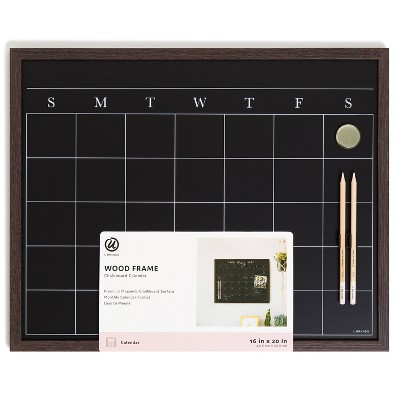 DRY ERASE / CHALKBOARD CALENDAR WITH MEMO – looksugar