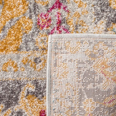 Elegant Granada Purple 26" Synthetic Area Rug