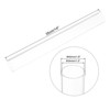 Unique Bargains Lamp Lantern Water Cooling System Acrylic Round Pipes Clear 4 Pcs 14" - 2 of 4