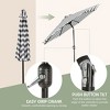 WestinTrends 9 Ft Outdoor Patio Market Table Umbrella with Tilt and Crank - 3 of 4