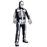 Fun World Skeleton Jumpsuit Adult Men's Costume