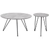 Zuo Malo Coffee Table Set Gray & Black - 4 of 4