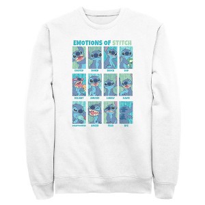 Men's Lilo & Stitch Emotions of 626 Sweatshirt - 1 of 4
