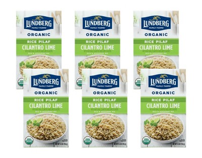 Lundberg Rice and Seasoning Mix Cilantro Lime - Case of 6/5.5 oz