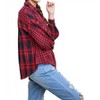 Women's Plaid & Checkered Button Up Top - umgee - 3 of 4