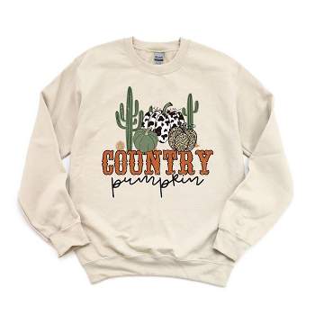Women's Compton Cowboys Western Scene Graphic Sweatshirt - Black