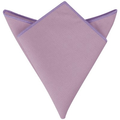 INSPIRE CHIC Men's Cotton Solid Color Formal Suit Pocket Squares