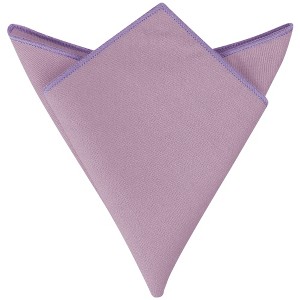 INSPIRE CHIC Men's Cotton Solid Color Formal Suit Pocket Squares - 1 of 4