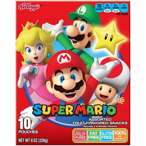 Kellogg's Super Mario Assorted Fruit Snacks - 8oz/10ct - image 1 of 4