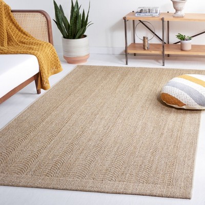 Desert Sand Geometric Sisal 4' x 6' Area Rug