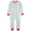 Gerber Baby and Toddler Girls' Snug Fitting Footless Pajamas, Holiday - 2 of 4