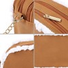 Small Retro Classic Fashion Design Messenger Shoulder Bag with Zipper Closure for Women - 4 of 4