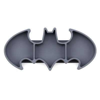 Bumkins DC Comics Batman Grip Dish - Gray