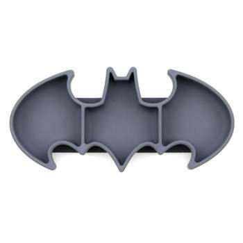 Bumkins DC Comics Batman Grip Dish - Gray