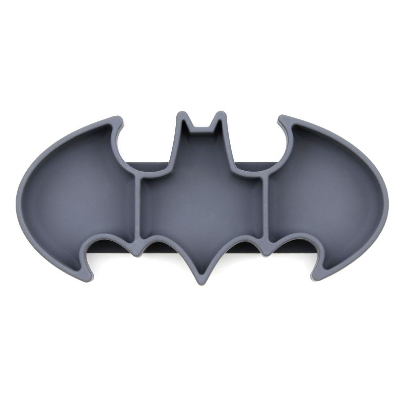 Bumkins DC Comics Batman Grip Dish - Gray, 1 of 16